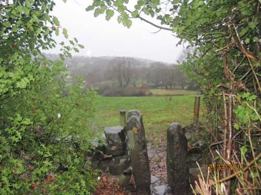 View over Crich from the Holly Wood