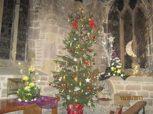 Christmas tree in our church