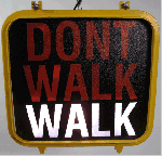 New York City WALK sign