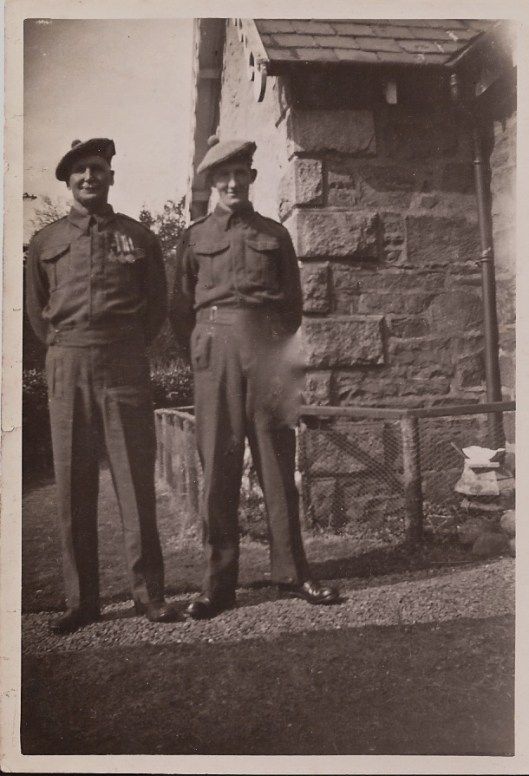 Bert Dewar, of the King's Own Scottish Borderers