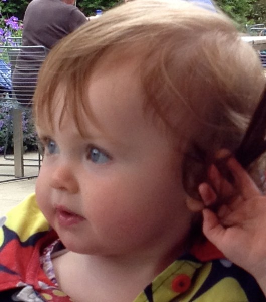 My young cousin Charlotte, the newest addition to the family.