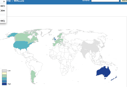 Surname (world) Wallis