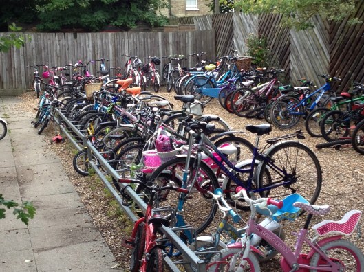 bicycles everywhere!