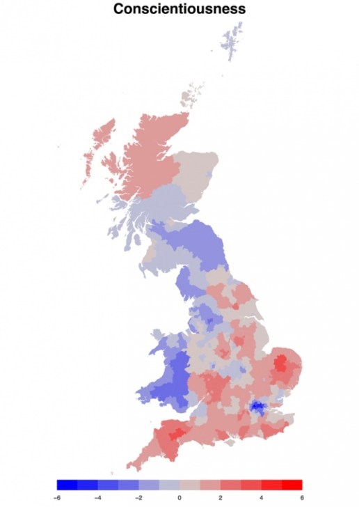 Mapping the Great British personality